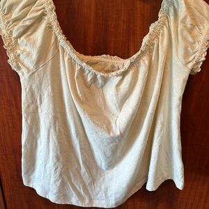 American Eagle Outfitters Cream Top